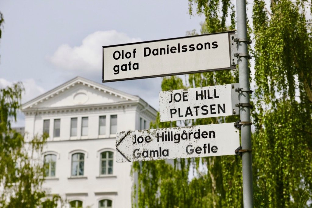 Joe Hills plats i Gävle