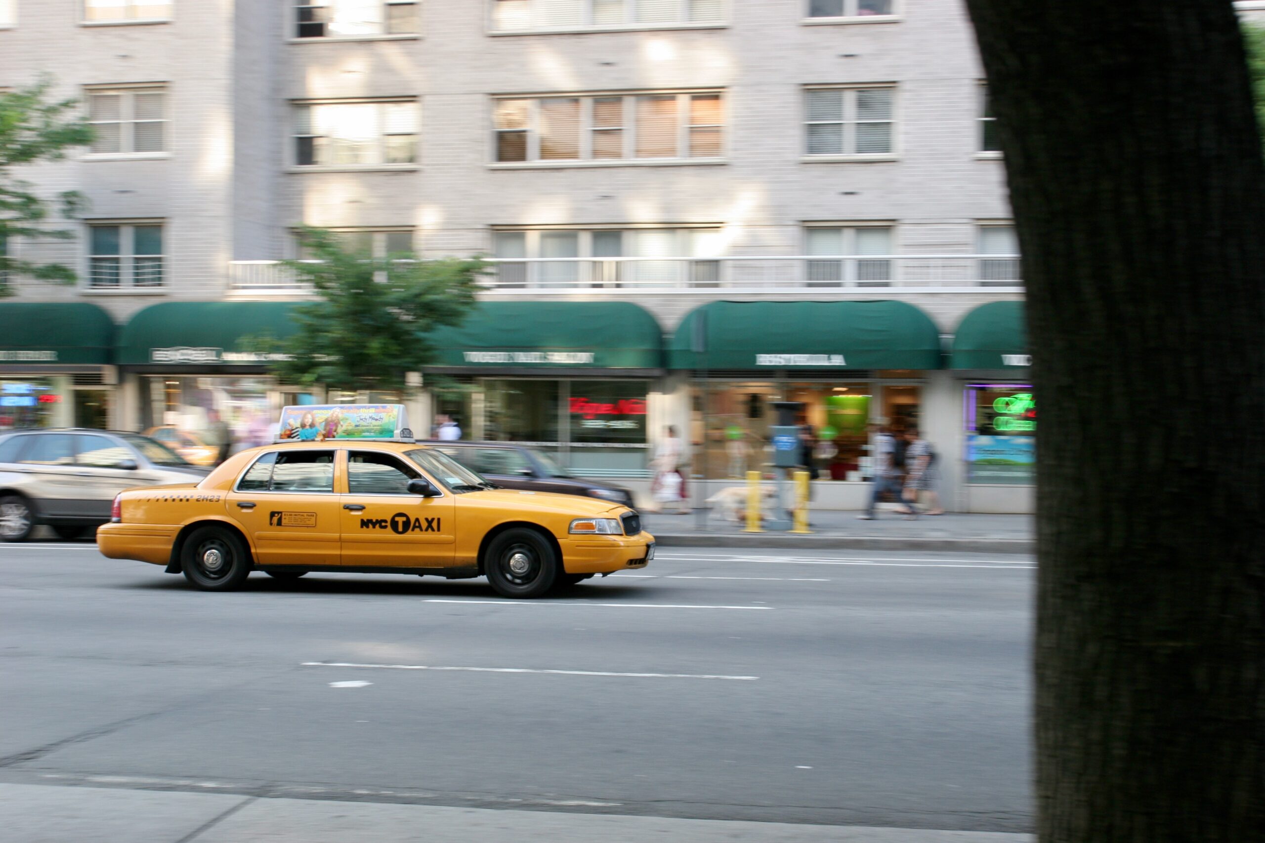 Gul taxi i New york